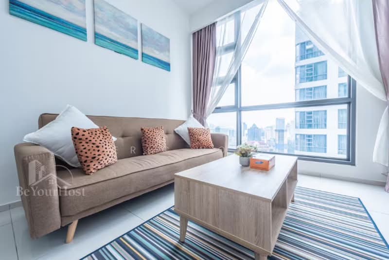 Condominium for Rent at The Robertson - Eric Wong - Living Room - PropertyGuru.com.my