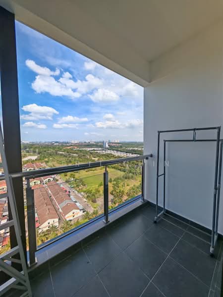 Service Residence for Rent at D'Inspire Residence (Inspira Bestari) - April Chin - Balcony - PropertyGuru.com.my