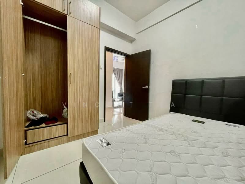 Service Residence for Rent at D'Inspire Residence (Inspira Bestari) - Vincent Tea - Bedroom - PropertyGuru.com.my
