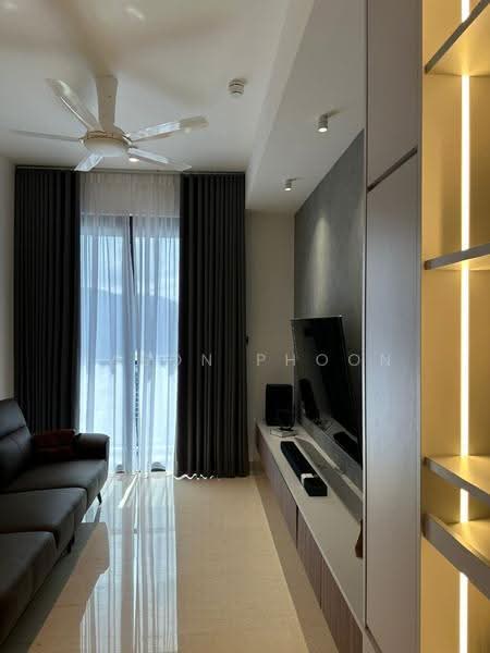 Kediaman Servis untuk Disewa di Marriott Residence @ Gurney - Jason Phoon - Living Room - PropertyGuru.com.my