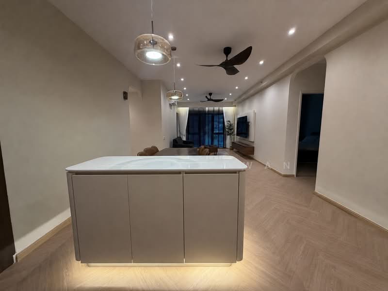 Kediaman Servis untuk Disewa di D'Clover Residences - Shareen Kwan - Living Room - PropertyGuru.com.my