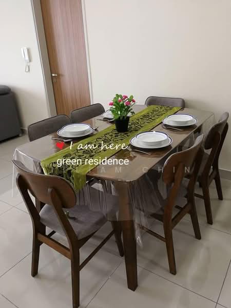 Condominium for Rent at Green Residence - William Chin - Dining Room - PropertyGuru.com.my