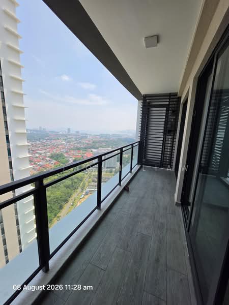Kondominium untuk Dijual di Jesselton Twin Towers - Vui Onn Liaw - Balcony - PropertyGuru.com.my