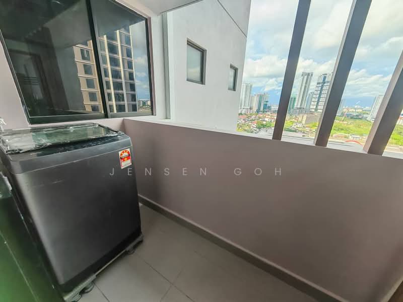Service Residence for Sale at Veranda Residence - Jensen Goh - Balcony - PropertyGuru.com.my