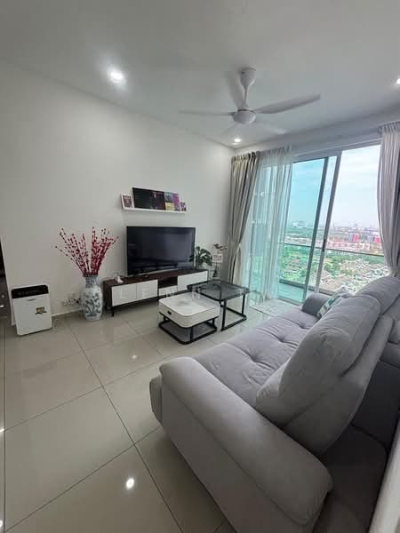 Service Residence for Rent at D'carlton (Residensi Seri Mega) - Glenn Twe - Living Room - PropertyGuru.com.my