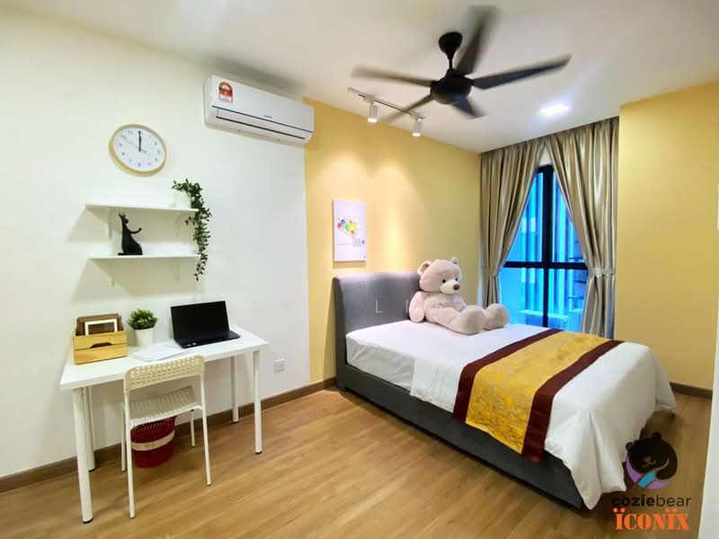 Service Residence for Rent at AraTre' Residences - Sky Lim - Bedroom - PropertyGuru.com.my