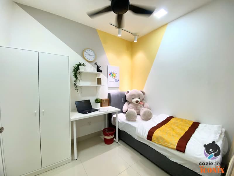 Service Residence for Rent at AraTre' Residences - Sky Lim - Bedroom - PropertyGuru.com.my