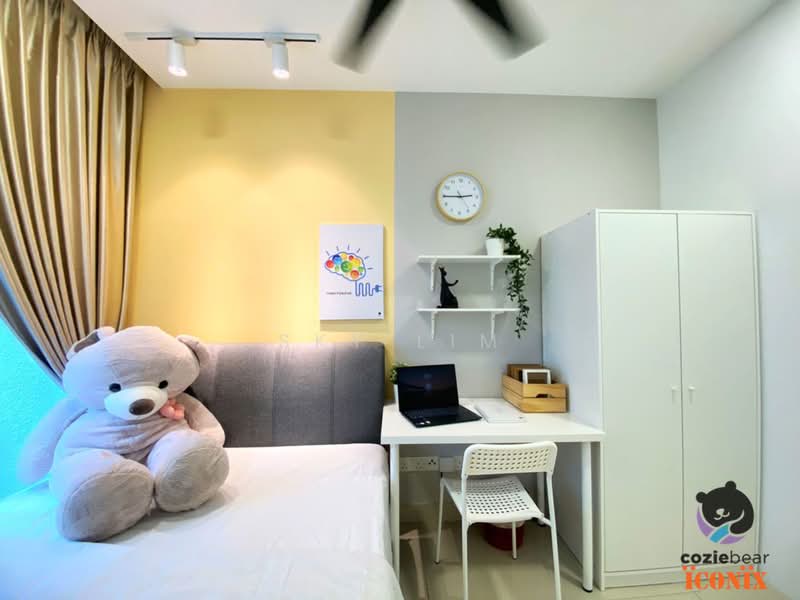 Service Residence for Rent at AraTre' Residences - Sky Lim - Bedroom - PropertyGuru.com.my