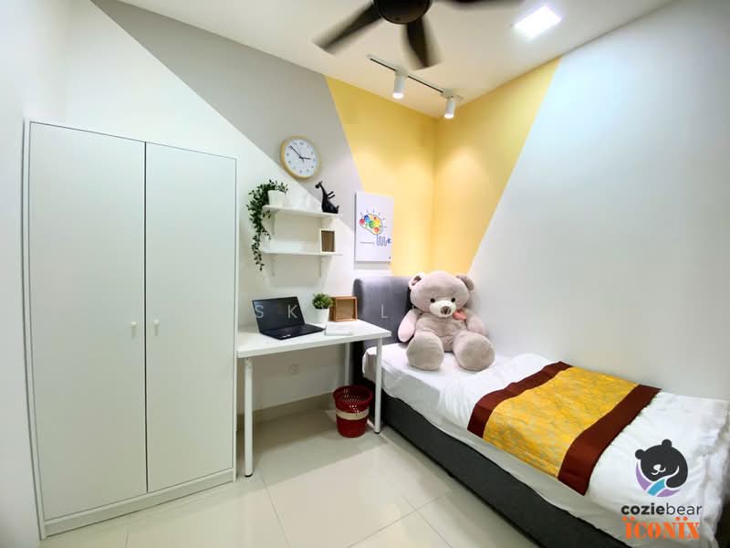 Service Residence for Rent at AraTre' Residences - Sky Lim - Bedroom - PropertyGuru.com.my