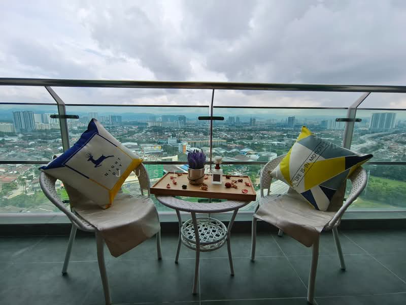 Kediaman Servis untuk Disewa di East Parc @ Manjalara - Justin Lai - Balcony - PropertyGuru.com.my
