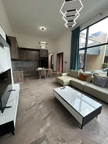 Vila Berkembar untuk Disewa di Forest City (Gelang Patah) - Hong Charng Lee - Living Room - PropertyGuru.com.my