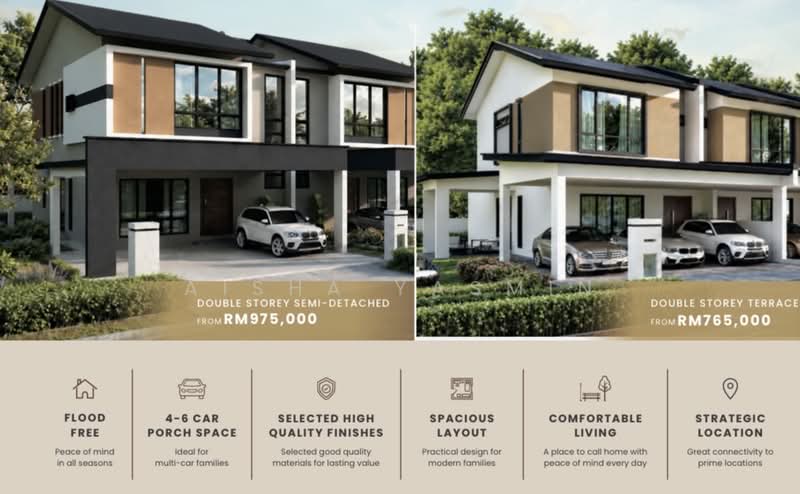 Rumah Teres 2-Tingkat untuk Dijual di Segedup (Kuching) - Aisha Yasmin - PropertyGuru.com.my