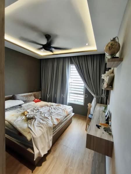 Kondominium untuk Dijual di Mahsuri Square - Calvin Fong - Master bedroom - PropertyGuru.com.my