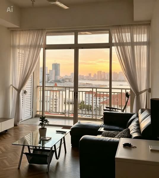 Condominium for Sale at Andaman @ Quayside - Jason Phoon - Living Room - PropertyGuru.com.my