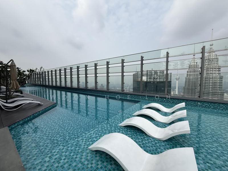 Kediaman Servis untuk Disewa di SO Sofitel Kuala Lumpur Residences - Woon Hoe Loh - Pool - PropertyGuru.com.my