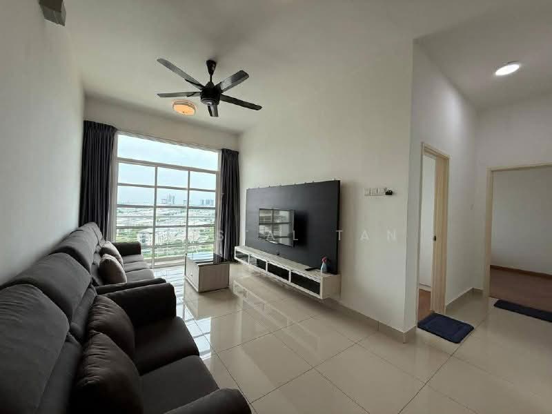 Apartment for Sale at Nusa Heights (Nusa Puncak) - Crystal Tan - Living Room - PropertyGuru.com.my