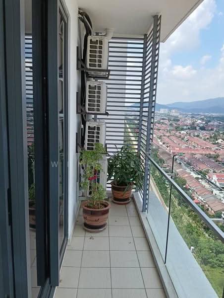 Service Residence for Sale at United Point (Residensi Berpadu) - Wing Seow - Balcony - PropertyGuru.com.my