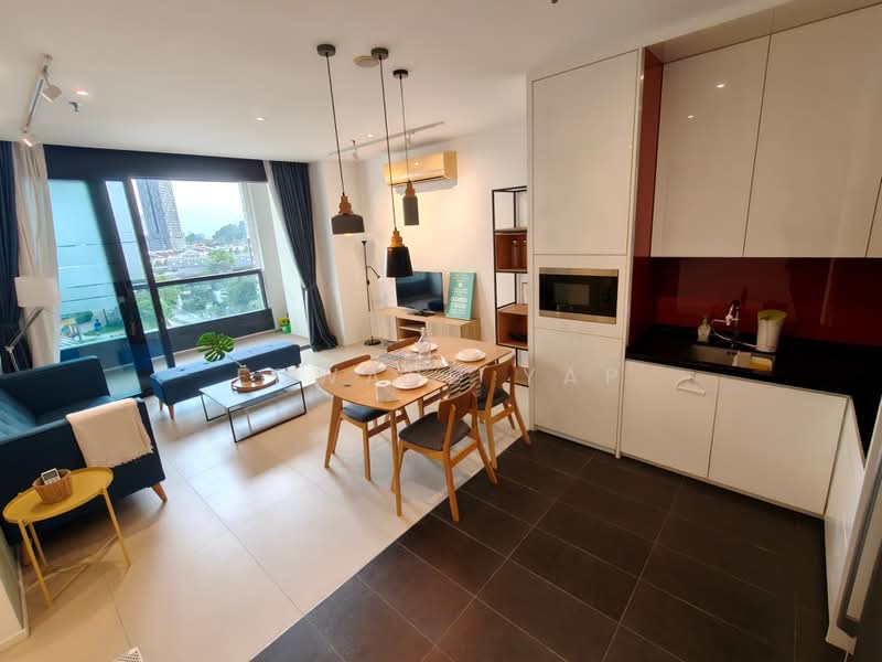 Service Residence for Rent at Arcoris SOHO - Edward Yap - Living Room - PropertyGuru.com.my