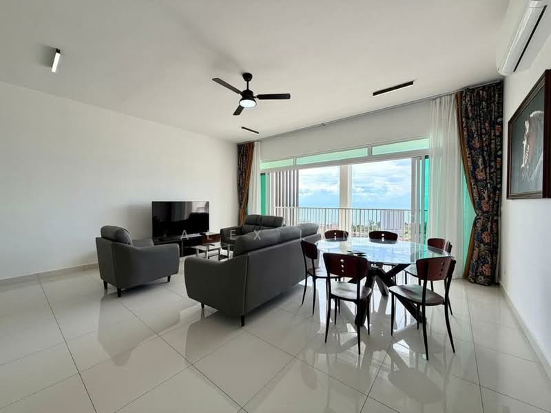 Kondominium untuk Disewa di Ferringhi Residence 2 - Alex Lim - Living Room - PropertyGuru.com.my