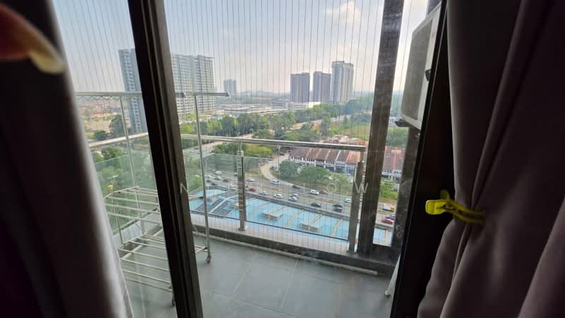 Service Residence for Rent at D'Inspire Residence (Inspira Bestari) - Nick Low - Balcony - PropertyGuru.com.my