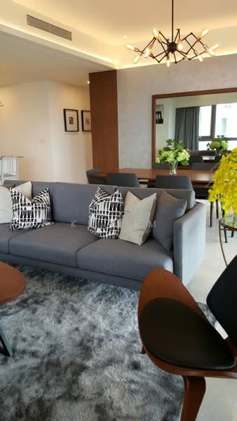 Kediaman Servis untuk Disewa di The Sentral Residences - KK Lim - Living Room - PropertyGuru.com.my