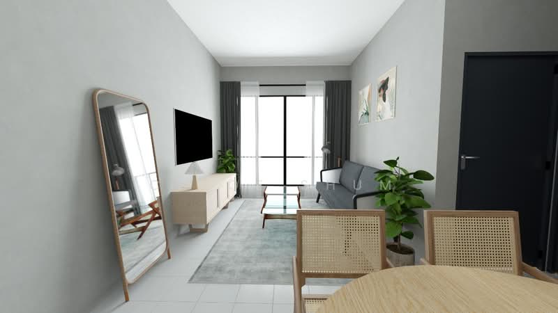 Kediaman Servis untuk Disewa di V Residence 2 @ Sunway Velocity - Chloe Shum - Living Room - PropertyGuru.com.my