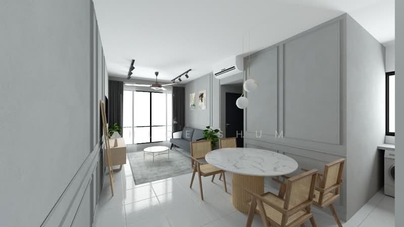 Kediaman Servis untuk Disewa di V Residence 2 @ Sunway Velocity - Chloe Shum - Living Room - PropertyGuru.com.my