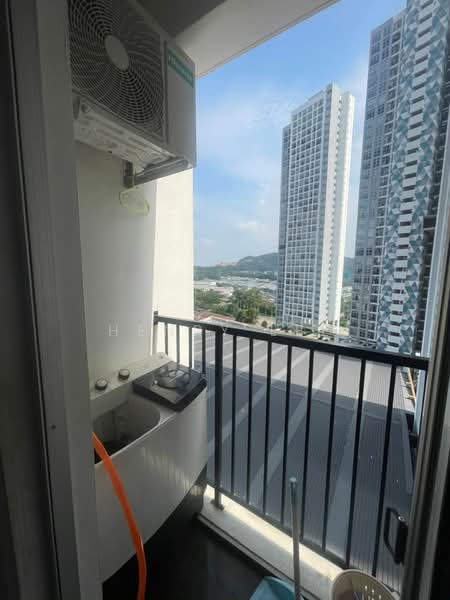 Service Residence for Sale at Midas @ Seri Alam - Henry Lee - Balcony - PropertyGuru.com.my