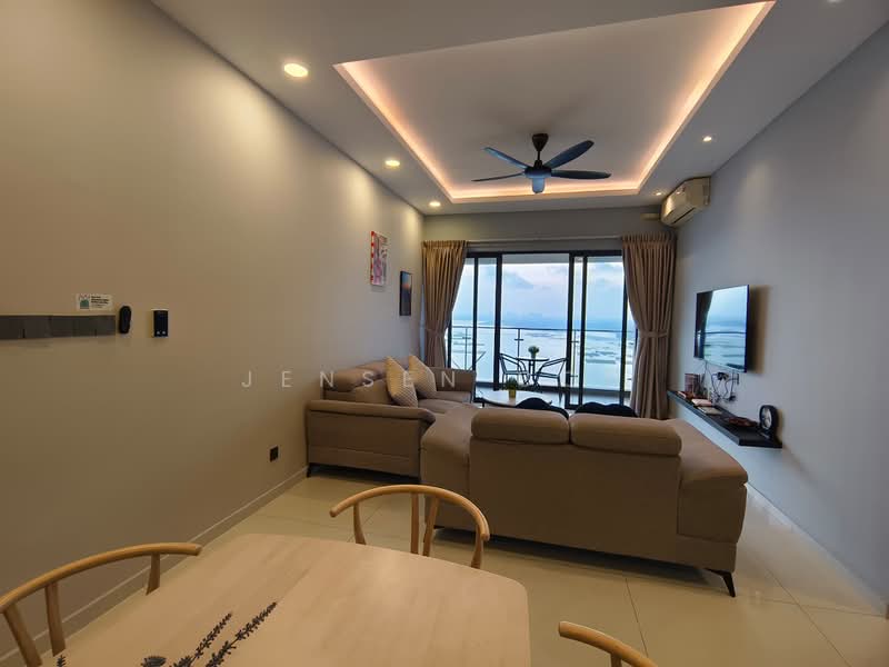 Kondominium untuk Disewa di Bay Laurel @ Country Garden Danga Bay - Jensen Goh - Living Room - PropertyGuru.com.my