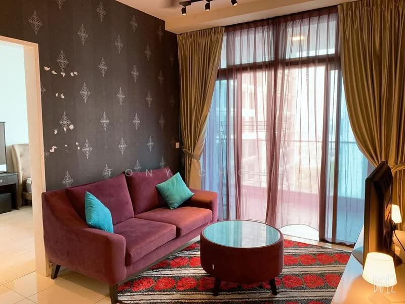 Kediaman Servis untuk Dijual di Setia Sky 88 - Tony Chong - Living Room - PropertyGuru.com.my