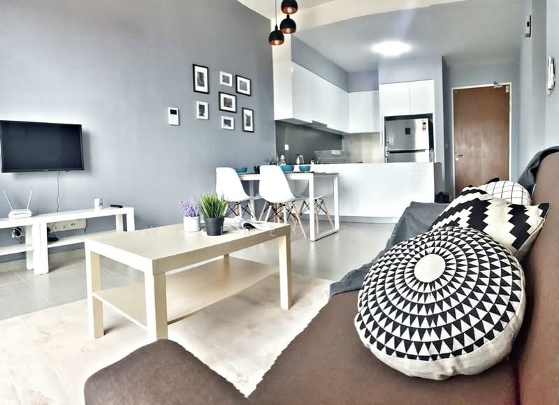 Kediaman Servis untuk Disewa di Petalz Residences - Wilfred Tee - Living Room - PropertyGuru.com.my