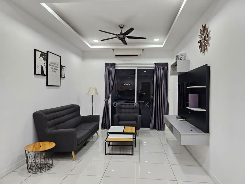 Kediaman Servis untuk Dijual di Skypod Residence - Ong KK - Living Room - PropertyGuru.com.my