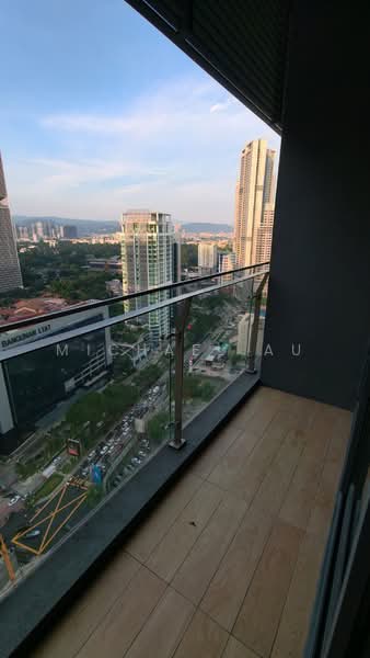 Kediaman Servis untuk Disewa di Dorsett Residences Bukit Bintang - Michael Au - Balcony - PropertyGuru.com.my