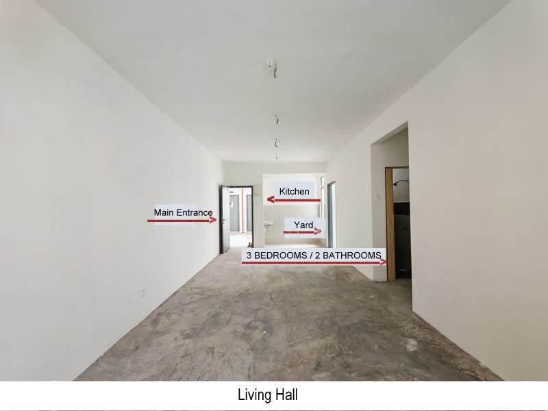 Townhouse for Rent in Kempas (Johor Bahru) - Bill Ong - Living Room - PropertyGuru.com.my