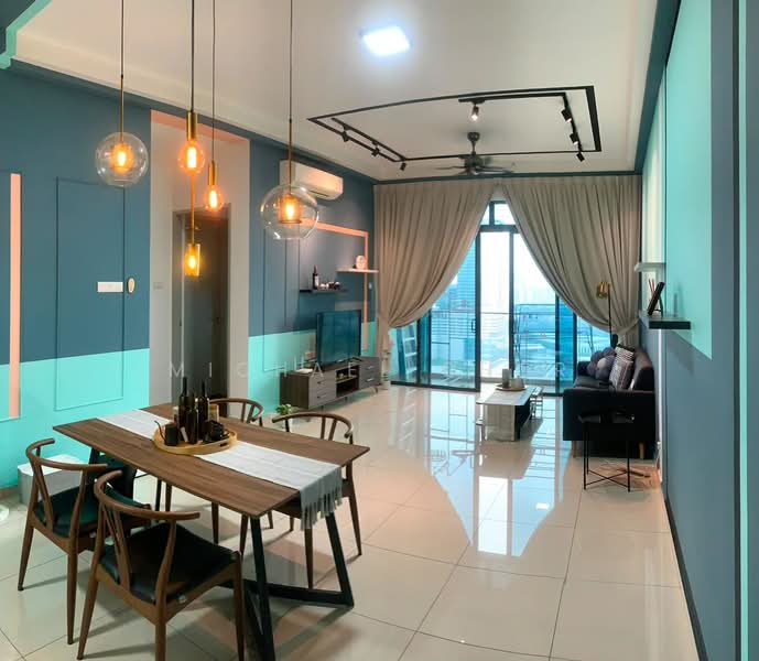 Kediaman Servis untuk Dijual di PJ Midtown - Michael Chor - Living Room - PropertyGuru.com.my