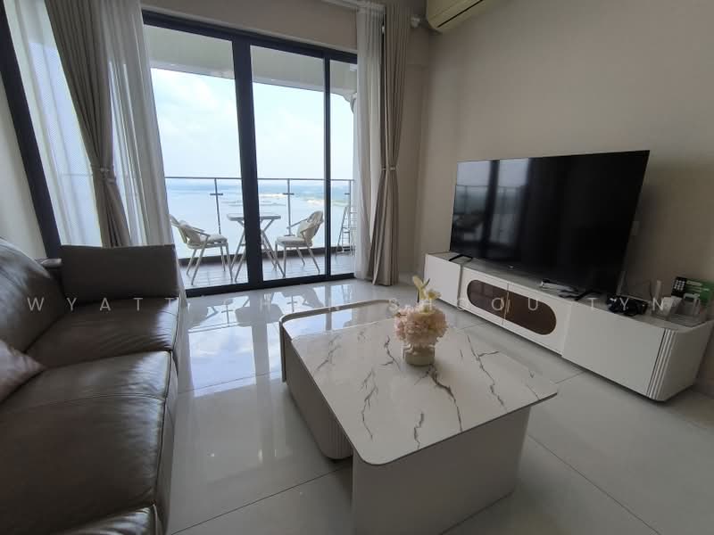 Kondominium untuk Disewa di Bay Laurel @ Country Garden Danga Bay - Wyatt Chan Shoou Tyn - Living Room - PropertyGuru.com.my