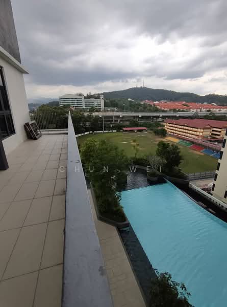 Service Residence for Rent at Serviced Residence @ Fera Residence @ The Quartz WM - Chun Wei - Balcony - PropertyGuru.com.my
