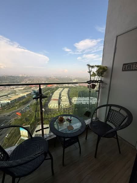 Service Residence for Sale at D'Summit Residences - Jovel Lim - Balcony - PropertyGuru.com.my