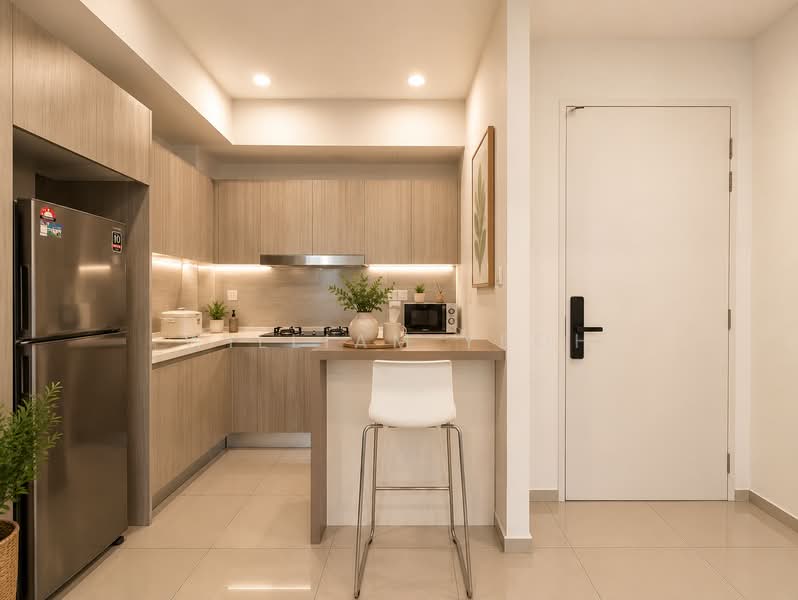 Service Residence for Sale at Gravit8, Klang - William Yeoh - Kitchen - PropertyGuru.com.my