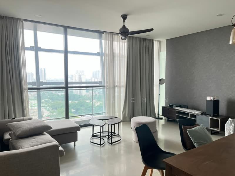Kondominium untuk Disewa di The Fennel - Kelvin Chen - Living Room - PropertyGuru.com.my