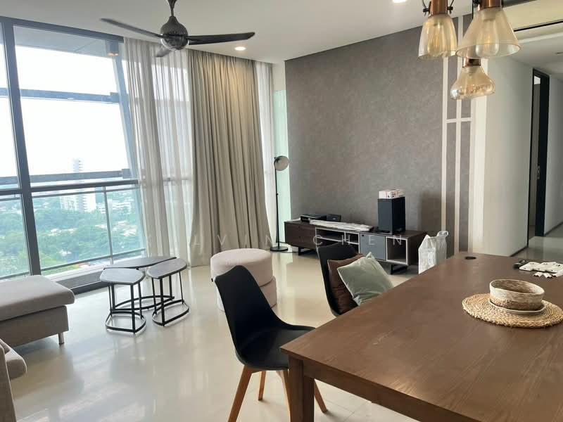 Kondominium untuk Disewa di The Fennel - Kelvin Chen - Living Room - PropertyGuru.com.my