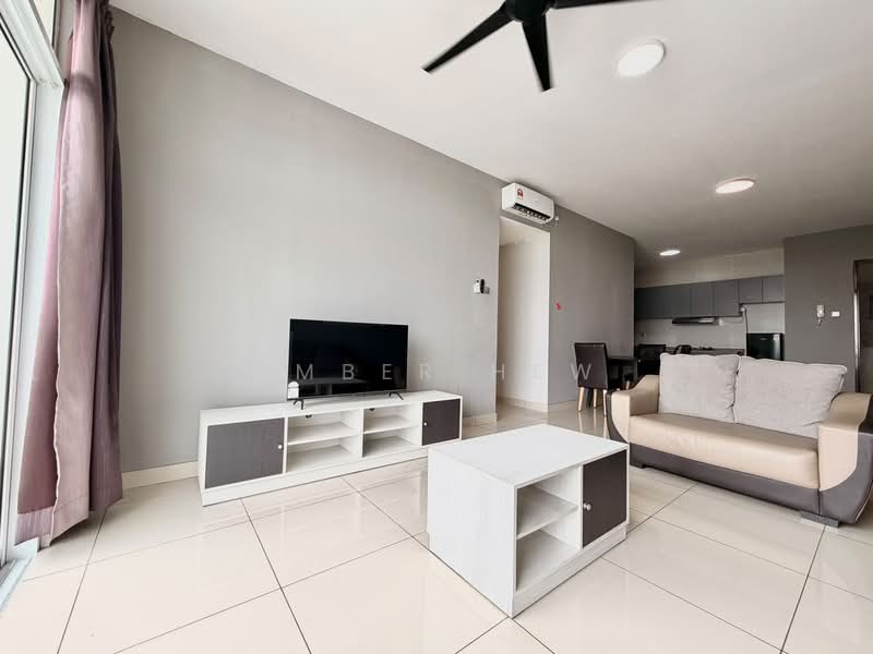 Service Residence for Sale at Twin Danga Residence - Amber Hew - Living Room - PropertyGuru.com.my
