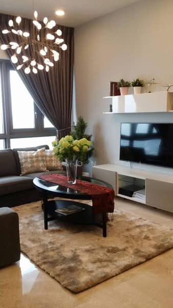 Kediaman Servis untuk Dijual di The Sentral Residences - Carson Lai - Living Room - PropertyGuru.com.my