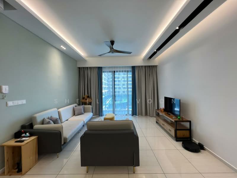 Kondominium untuk Disewa di Queens Residences Q1 @ Queens Waterfront - Shelley Voon - Living Room - PropertyGuru.com.my