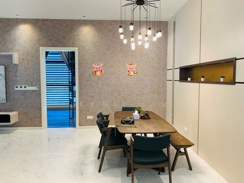 Kondominium untuk Disewa di Setia V Residences - Jeanie Lim - Dining Room - PropertyGuru.com.my