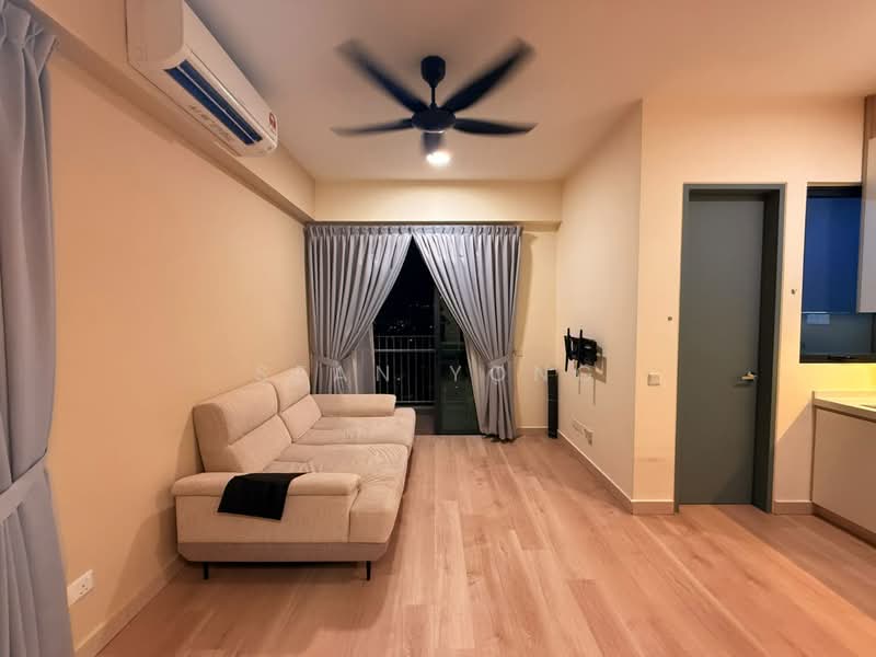 Kediaman Servis untuk Dijual di Fortune Centra - Sean Yong - Living Room - PropertyGuru.com.my