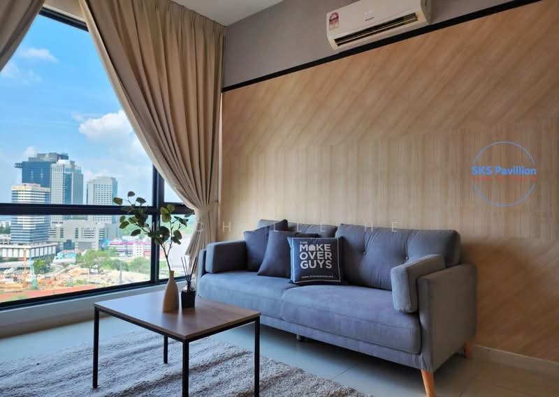 Condominium for Rent at SKS Pavillion Residences - Michelle He - Living Room - PropertyGuru.com.my