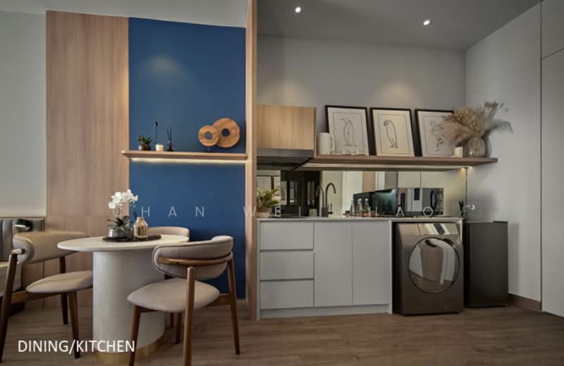 Kediaman Servis untuk Dijual di G'Vinton - Chan Wei Chao - Dining Room - PropertyGuru.com.my