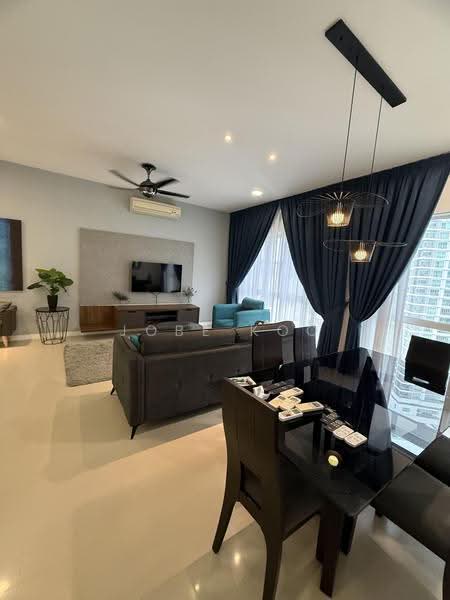 Kondominium untuk Disewa di Pavilion Hilltop - Jobe Koo - Living Room - PropertyGuru.com.my