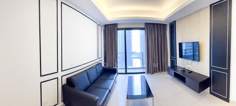 Service Residence for Sale at Grand Ion Delemen - Peggy Lim - Living Room - PropertyGuru.com.my